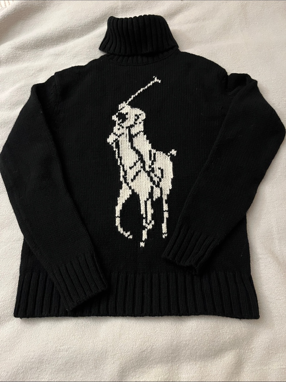 Polo Ralph Lauren Big Pony Wool Turtleneck Sweater